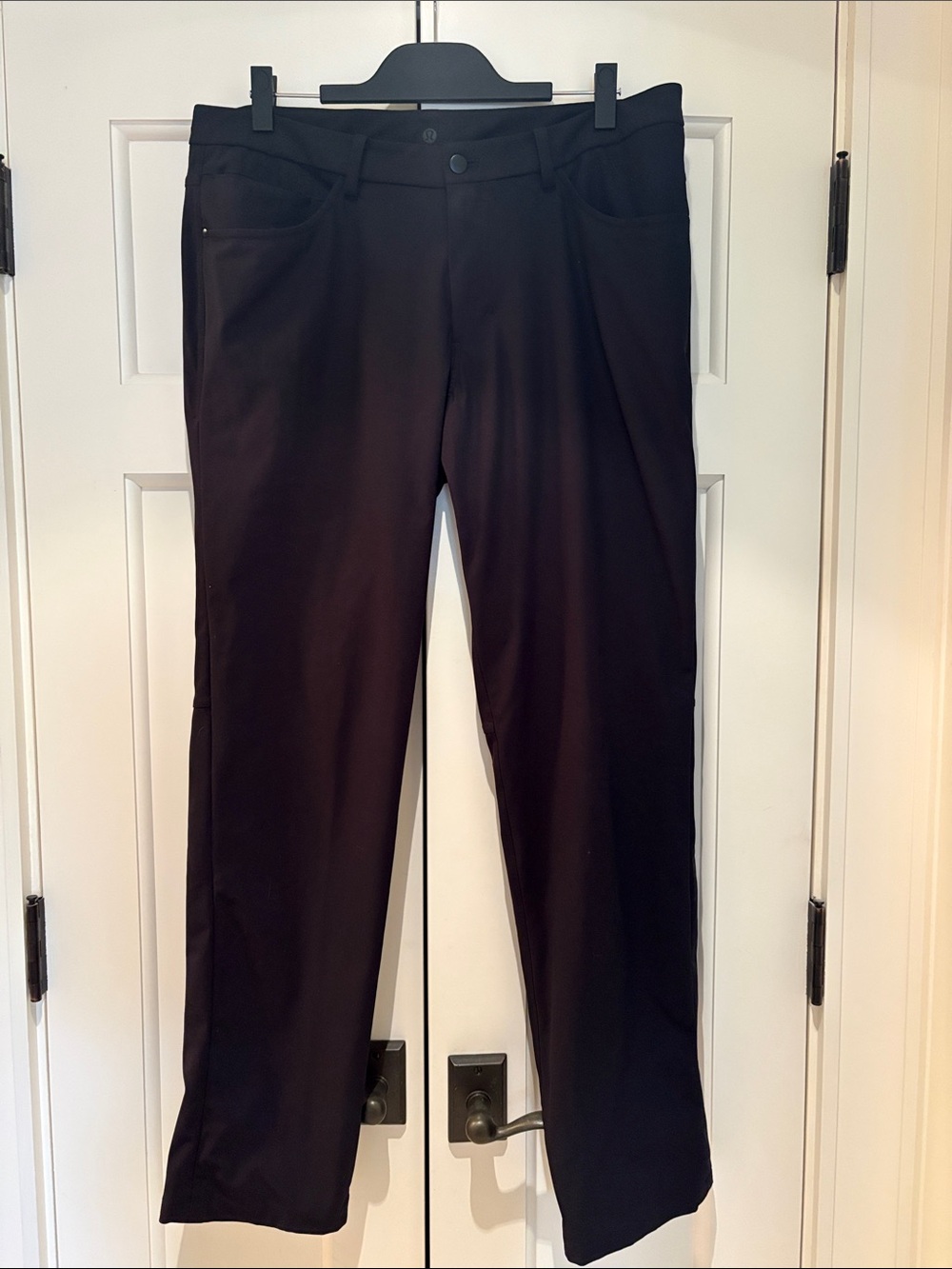 lululemon athletica Black Stretch Chinos